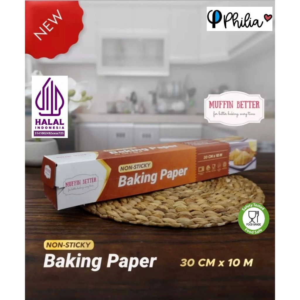 Jual Baking Parchment Paper Halal Tidak Lengket Muffin Better Impor ...