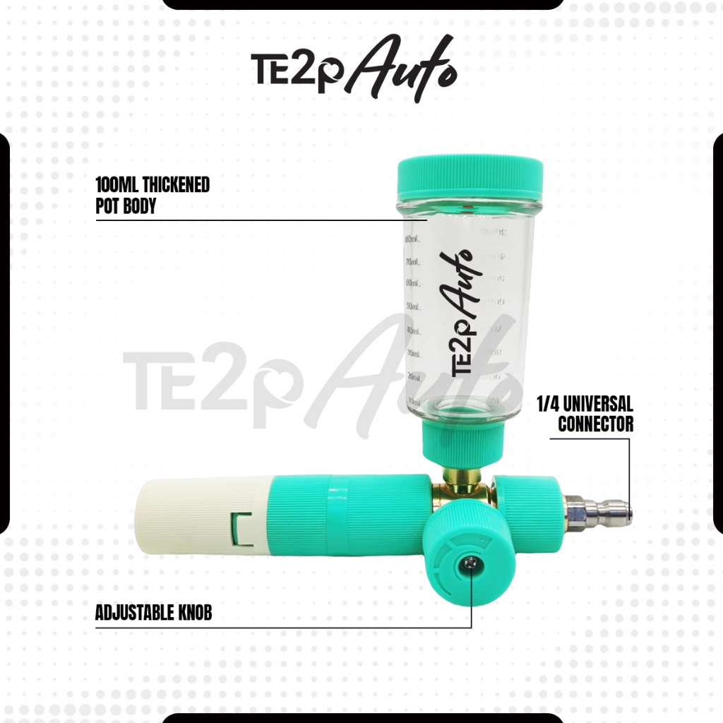Jual Te2p Auto Snow Foam Cannon Bottle Foamlance 100ml - Botol Sabun ...