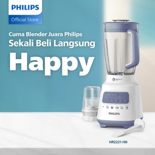 Blender Philips Plastik 2 liter - 5000 Series HR2221/00 - Blender jus - Blender bumbu philips - Dry Mill - Blender Serbaguna - Blender Terbaik - Lavender