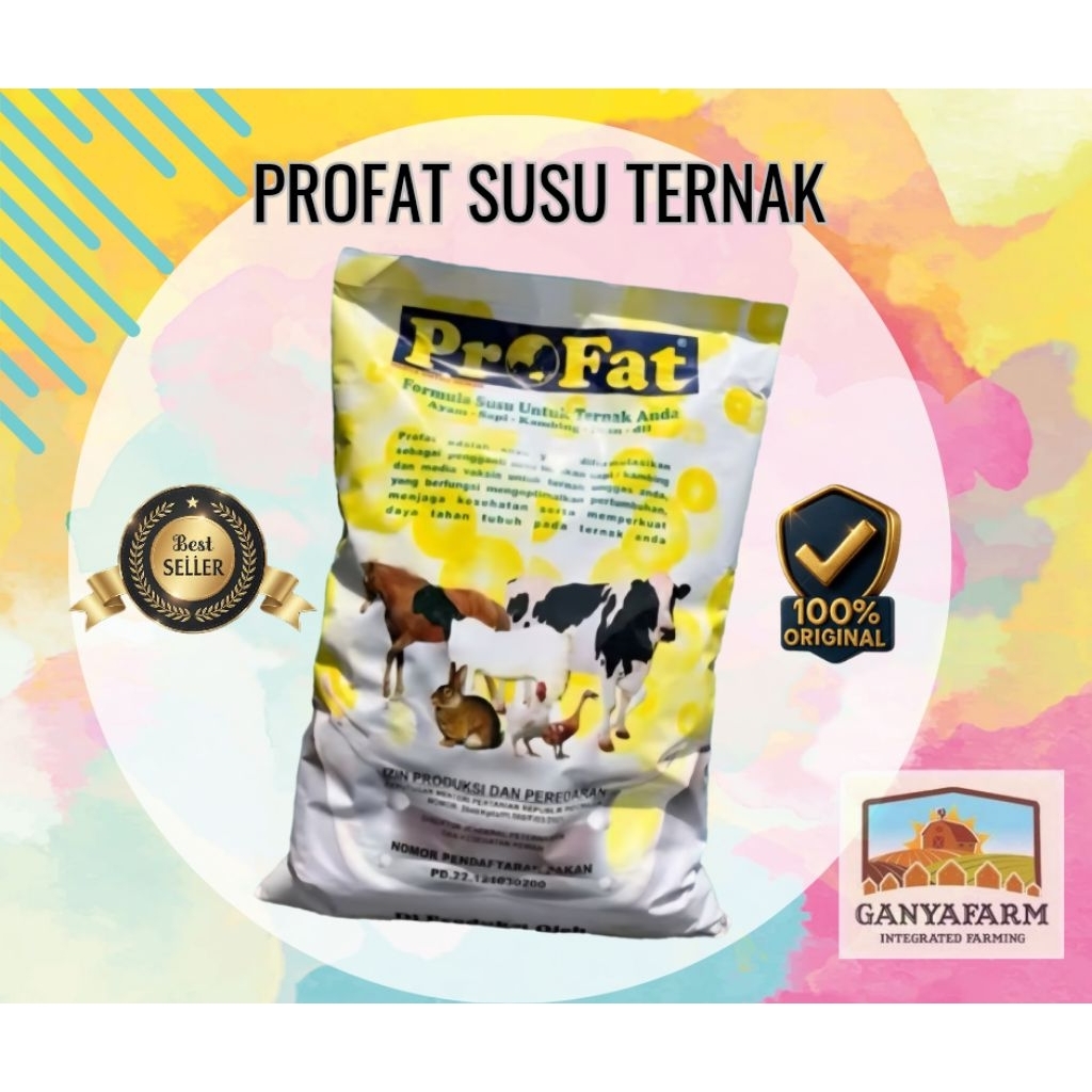 Jual PROFAT 1 KG SUSU FORMULA HEWAN Pengganti Susu Indukan Hewan Ternak ...