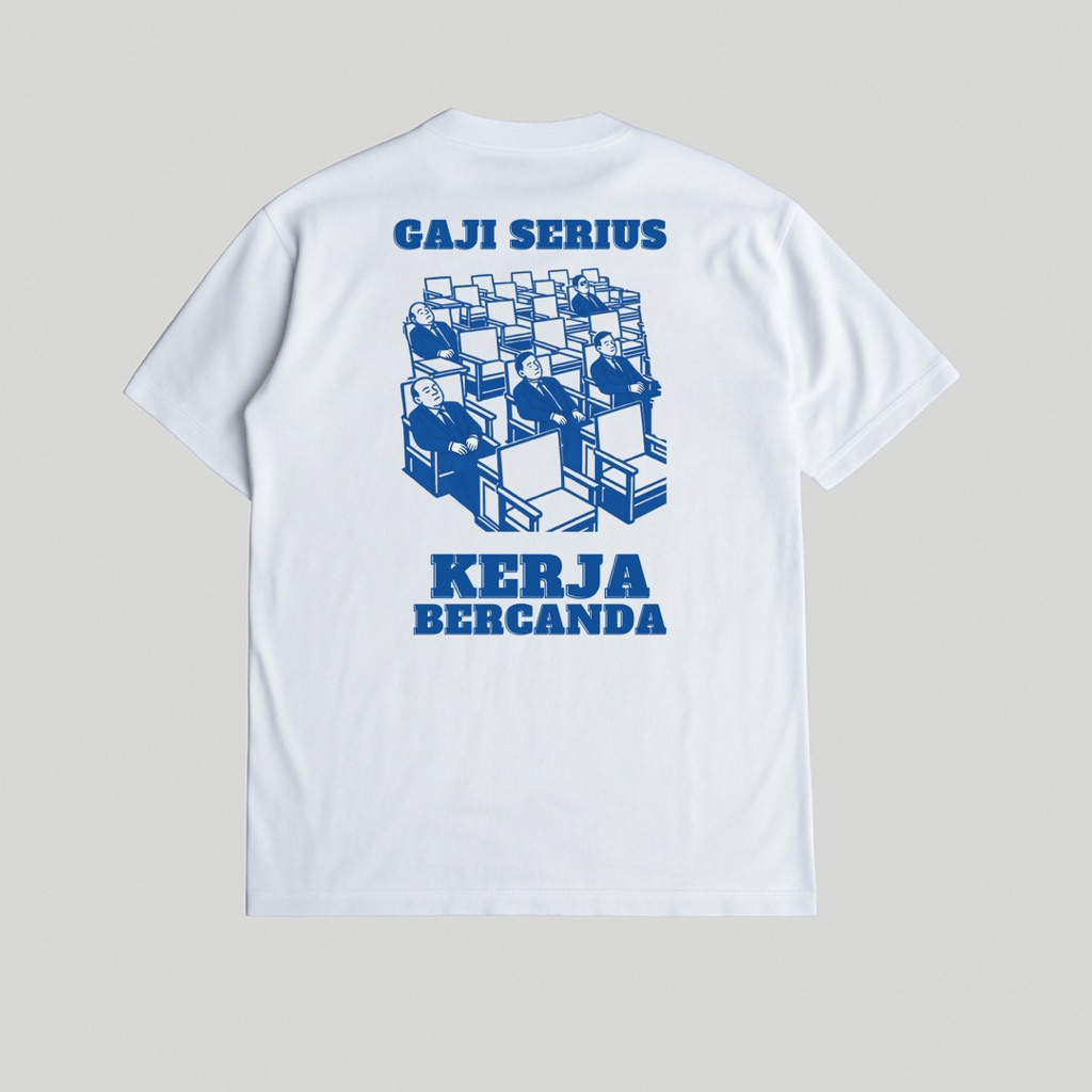 Jual Kaos Gaji Serius Kerja Bercanda | Shopee Indonesia