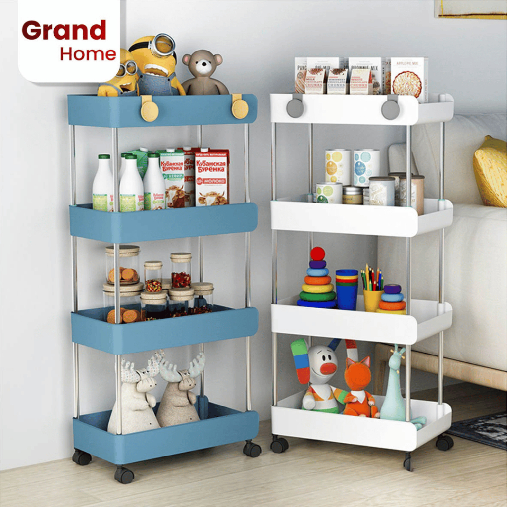 Jual Rak Serbaguna 2 3 4 Susun Roda Rak Dapur Kamar Mandi Troli ...