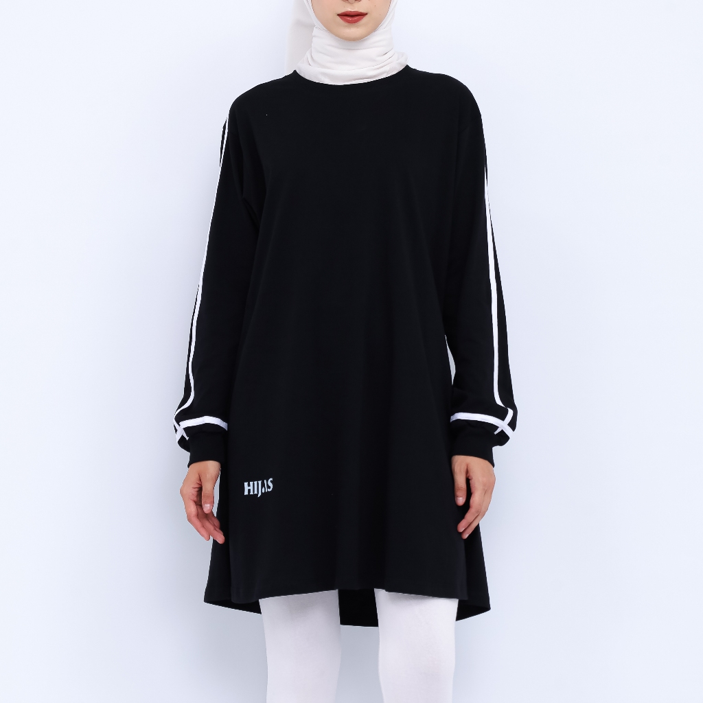 Jual Baju Tunik Olahraga Wanita Muslim Bahan Adem Kaos Tunik Olahraga ...