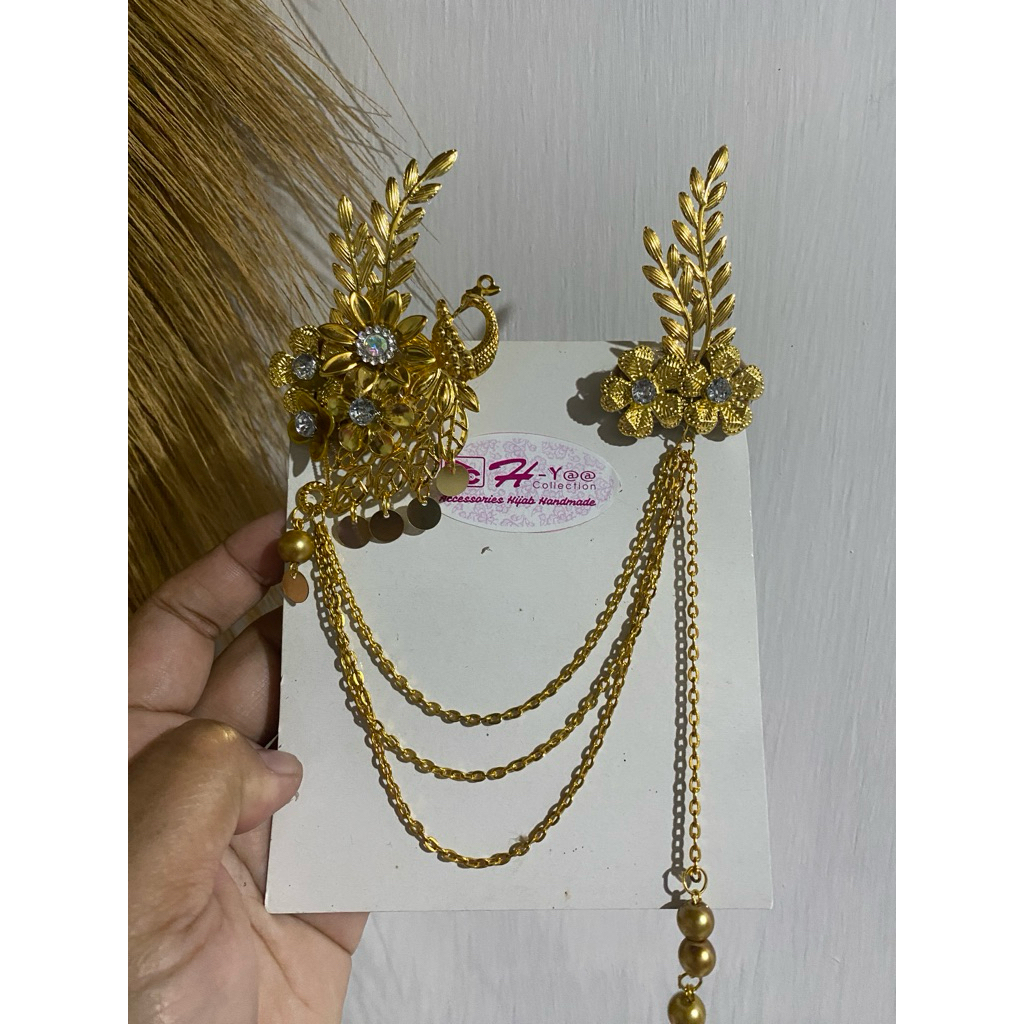 Jual bros kebaya janggan/bros rantai | Shopee Indonesia