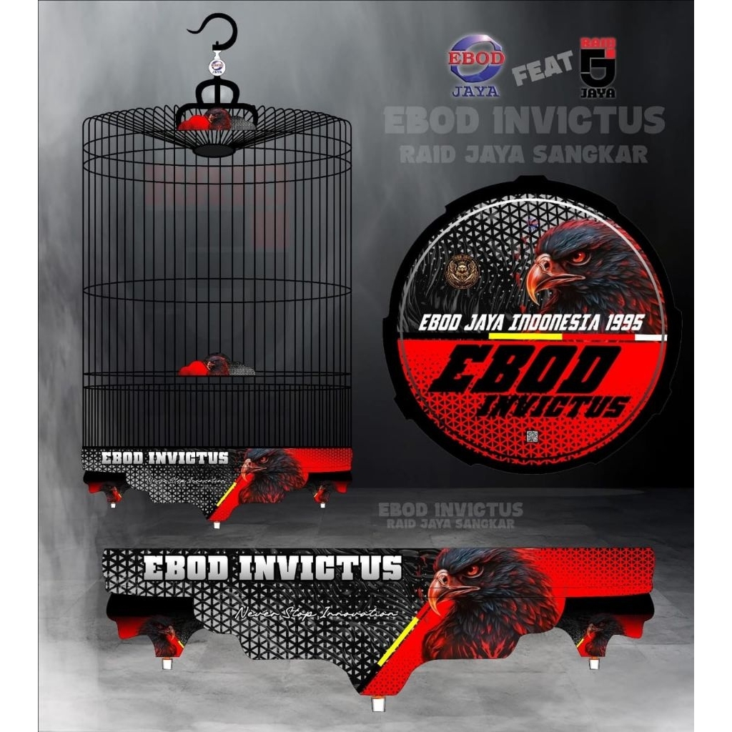 Jual SANGKAR MURAI DECAL NO. 2 EBOD JAYA INVICTUS TENSEI AKATSUKI ...