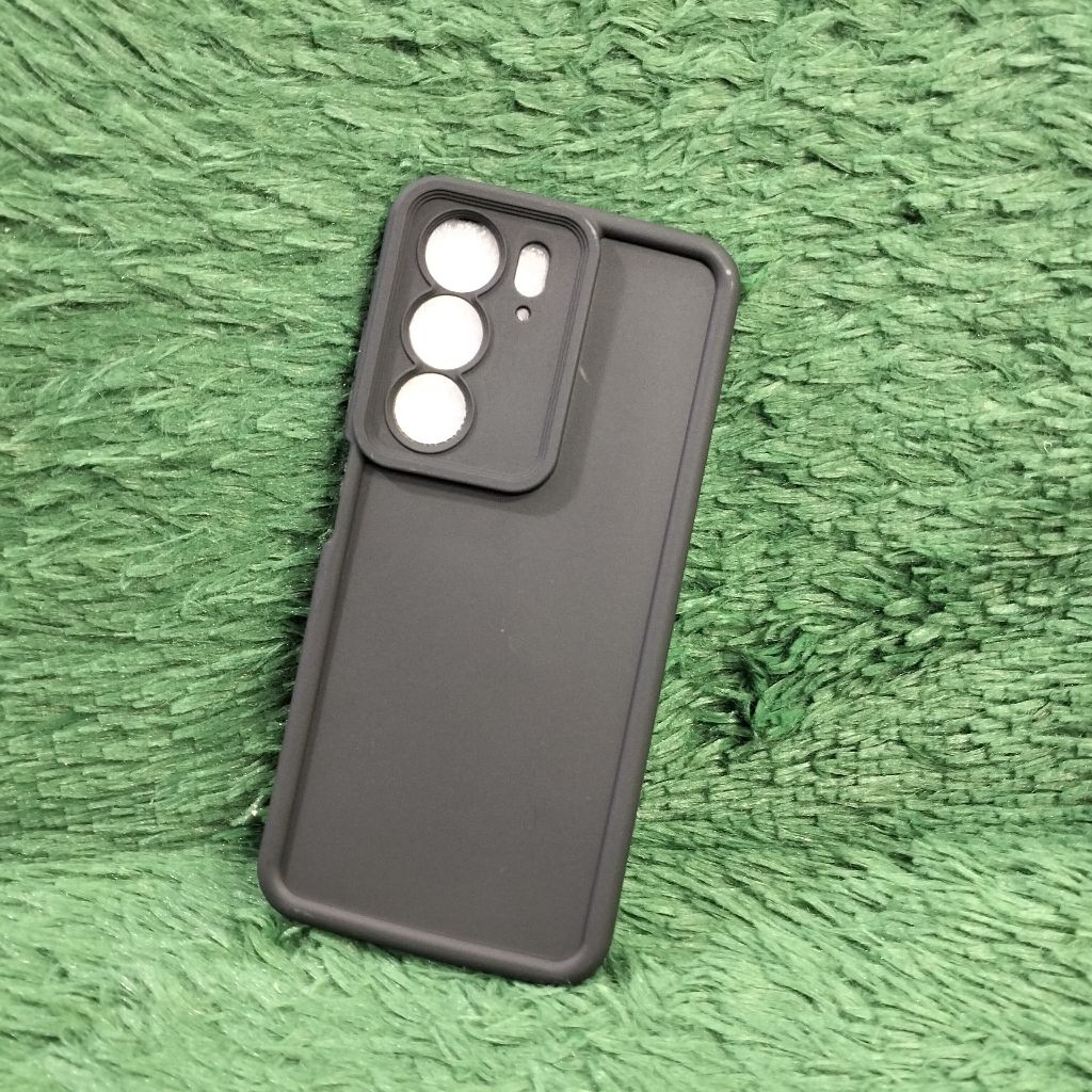 Jual Case Matte REALME C71 Casing Matte Pluffy Softcase Full Black ...