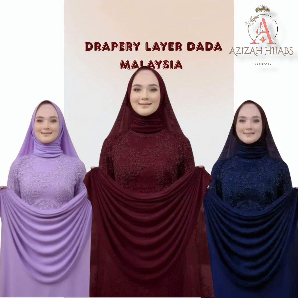Jual DRAPERY LAYER DADA INSTAN MALAYSIA SIMPEL CANTIK CERUTTI BABYDOLL ...