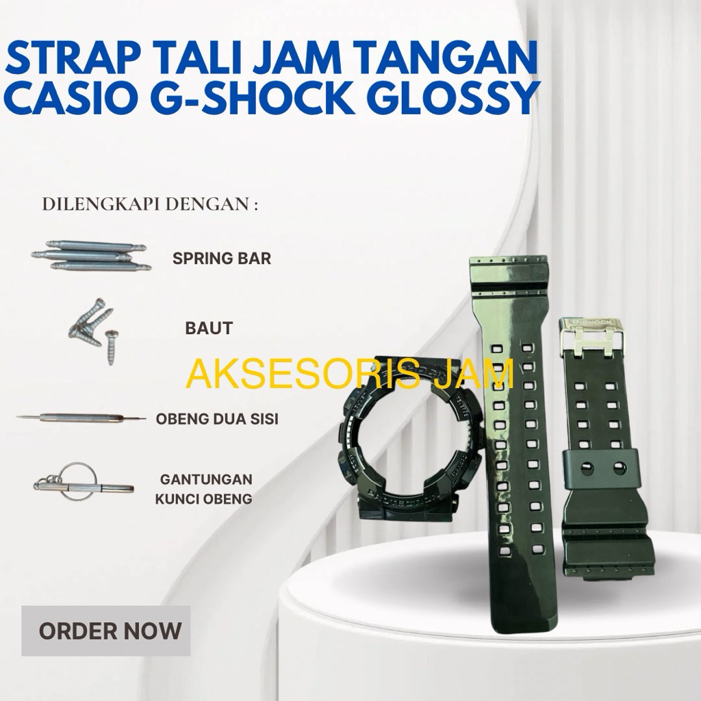 Jual TALI RUBBER BAND BEZEL STRAP CASE GA100 GA110 GD100 GD120 GAX100 ...