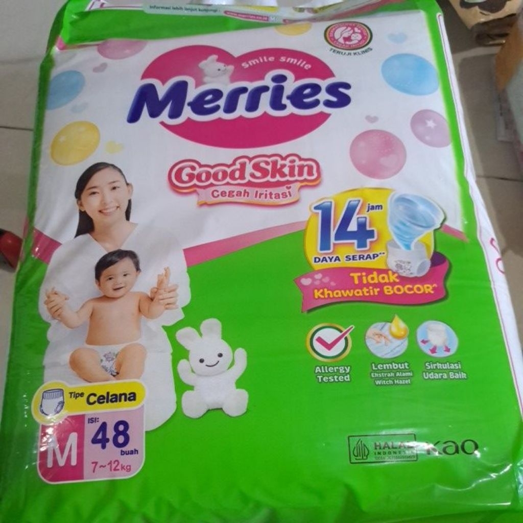 Jual Merries L isi 42 XL isi 38, M isi 48, XL is 26 dan XXL isi 28 ...