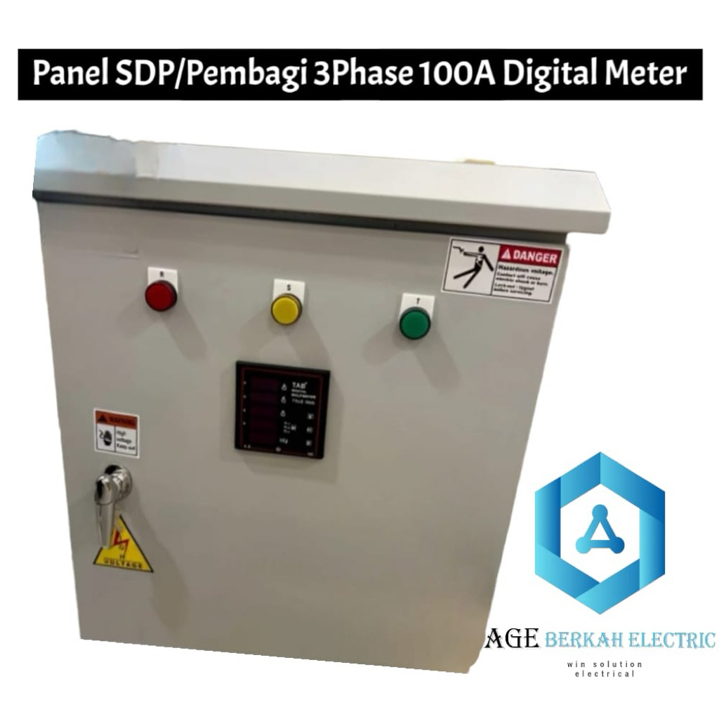 Jual PANEL SDP / PEMBAGI 3phase 100a DIGITAL METER | Shopee Indonesia