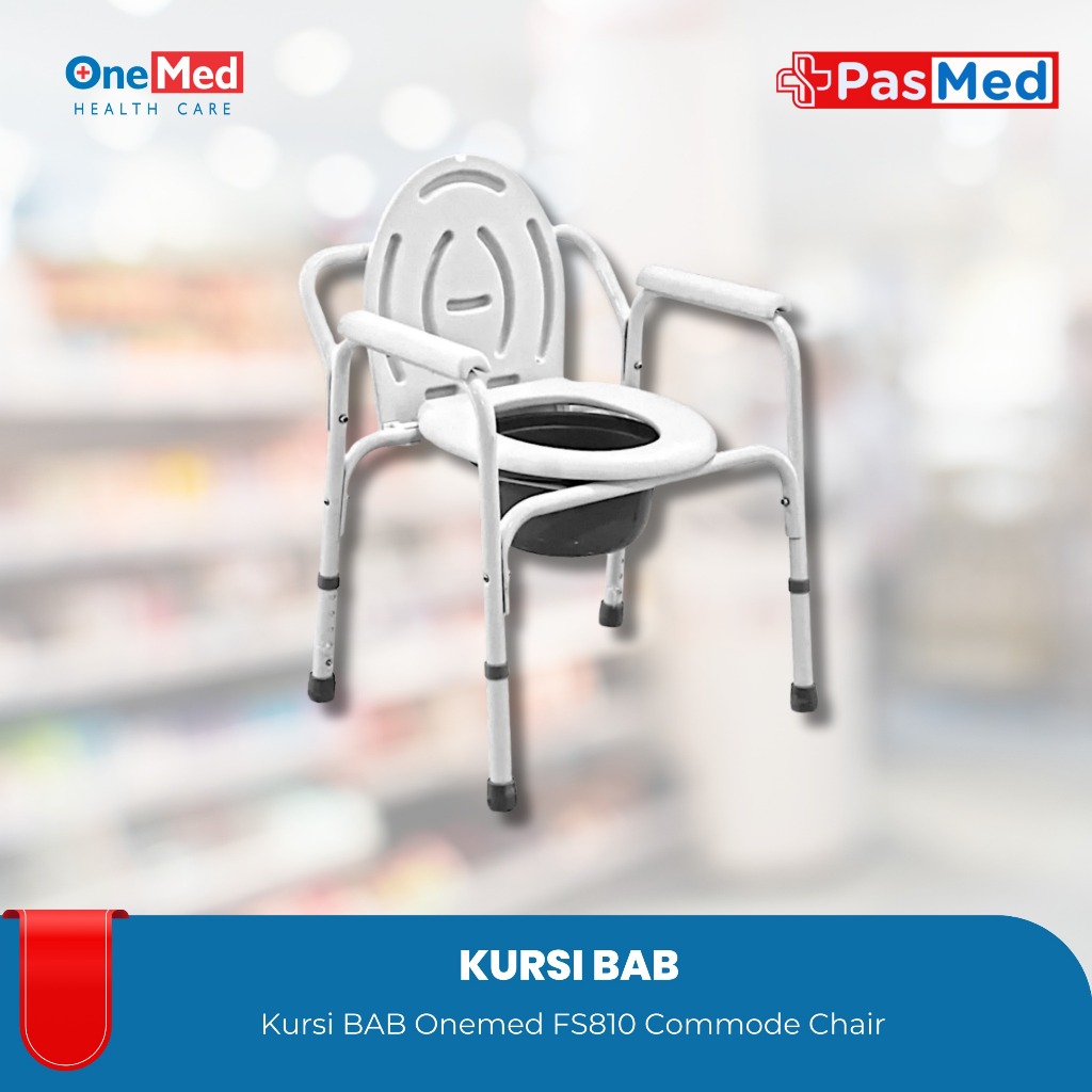 Jual Kursi BAB Commode Chair Deluxe FS810 OneMed | Shopee Indonesia