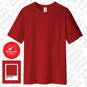 Kaos Basic Red Cotton Combed 30S Oeko Tex Kaos Polos Cotton Kenari