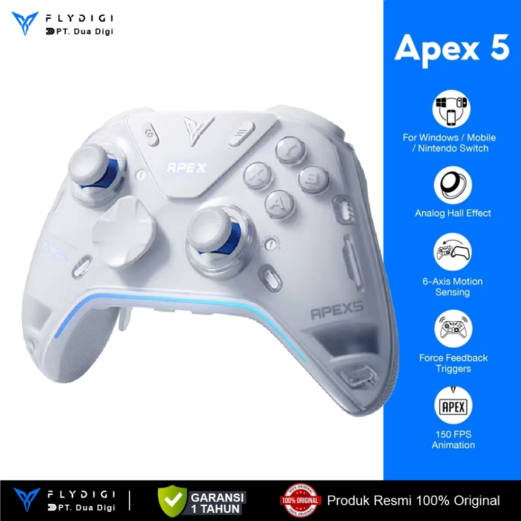 FLYDIGI Apex 5 Wireless PC Controller Adaptive Trigger