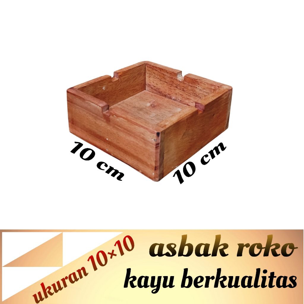 Jual asbak rokok,sampah rokok asbak kayu | Shopee Indonesia