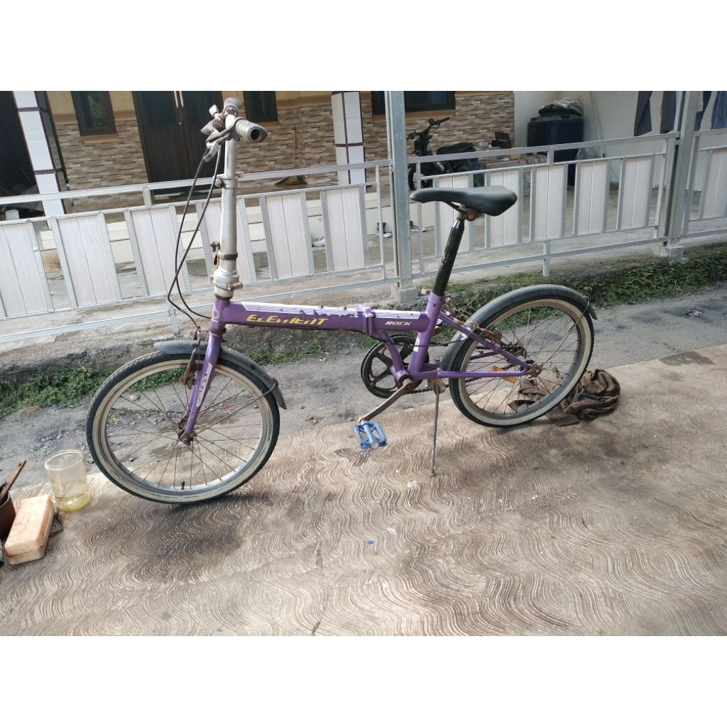Jual frame dan fork sepeda lipat element 20 | Shopee Indonesia