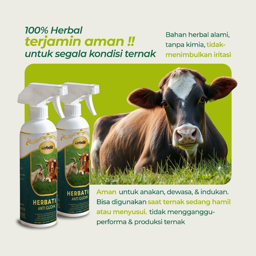 Jual Herbatik Anti Gudik – Obat Herbal Alami untuk Sapi & Kambing dari ...