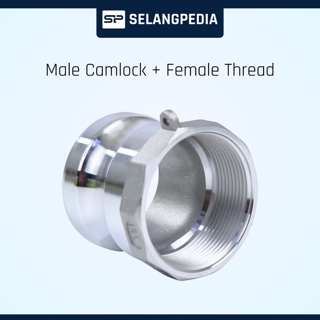 Camlock In Acciaio Inox Tipo A, Modello A200-SS (A200SS316) - Pro Flow, Nuovo