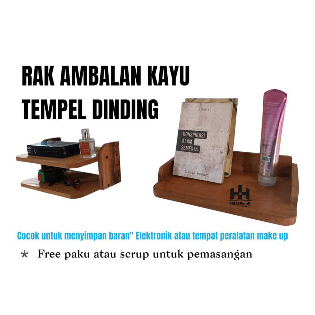 Jual rak ambalan modem wifi kayu/Rak Stb.Router Multiguna | Shopee ...