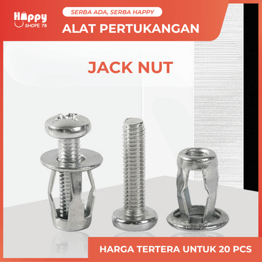 Jual Rivet Plat Metal Jack Nut Mur Baut Drat Sekrup Baja Kuat Awet ...