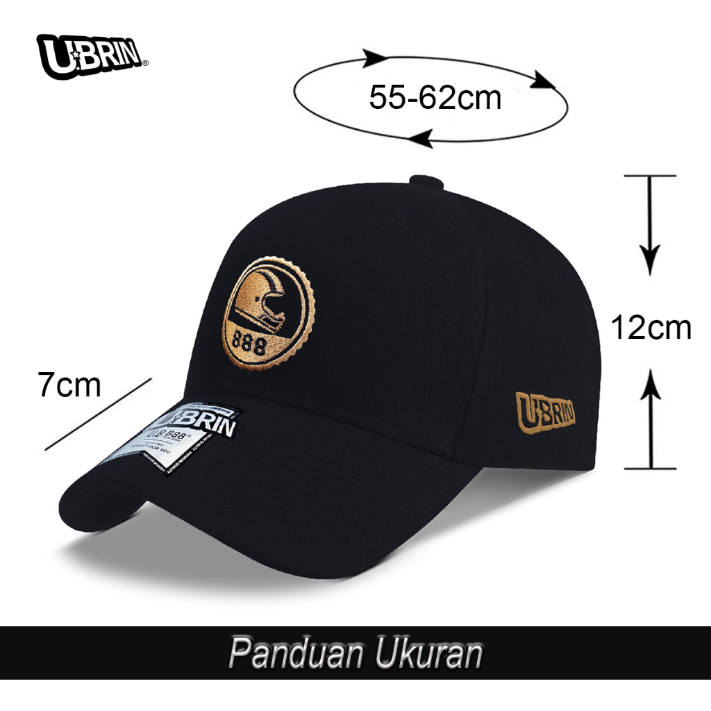 Jual U.BRIN Topi Baseball HELMET LEGACY UB8051 Original Modern UBRIN ...