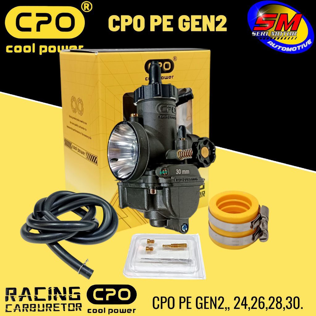 Jual KARBURATOR PWK CPO PE GEN 2, 24 PE26 PE28 PE30 UNIVERSAL | Shopee ...