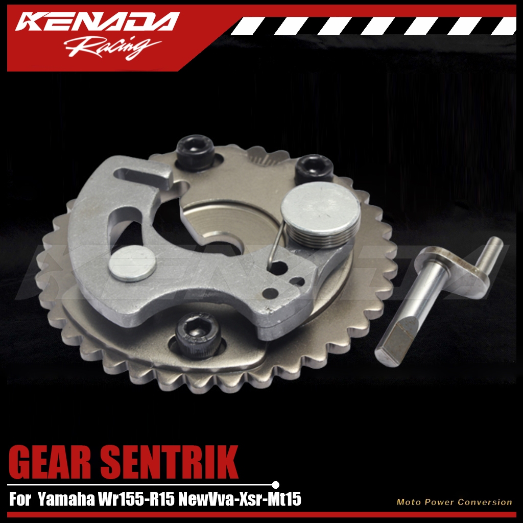 Jual Kenada Racing Gigi Sentrik Geser WR155 R15 XSR MT15 | Shopee Indonesia