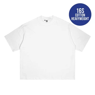 HLPD Weirdworld 16S Heavyweight Boxy Tee - Basic Polos White