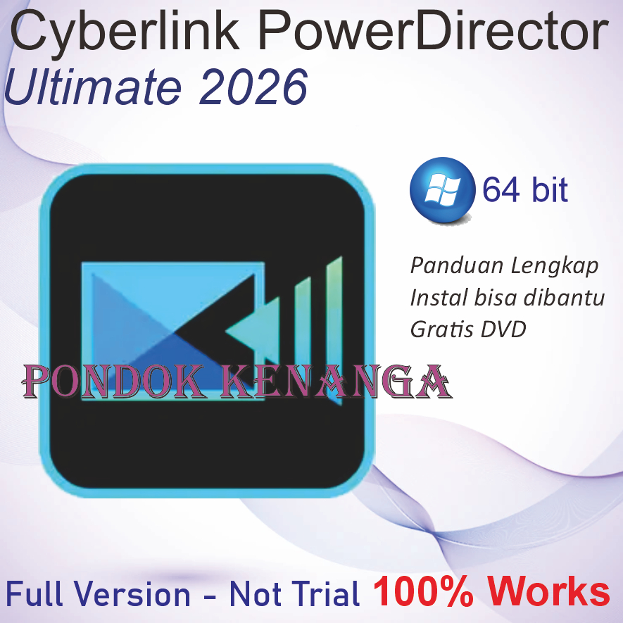 Jual CyberLink PowerDirector Ultimate 2026 v24.0.1119.1 - Full