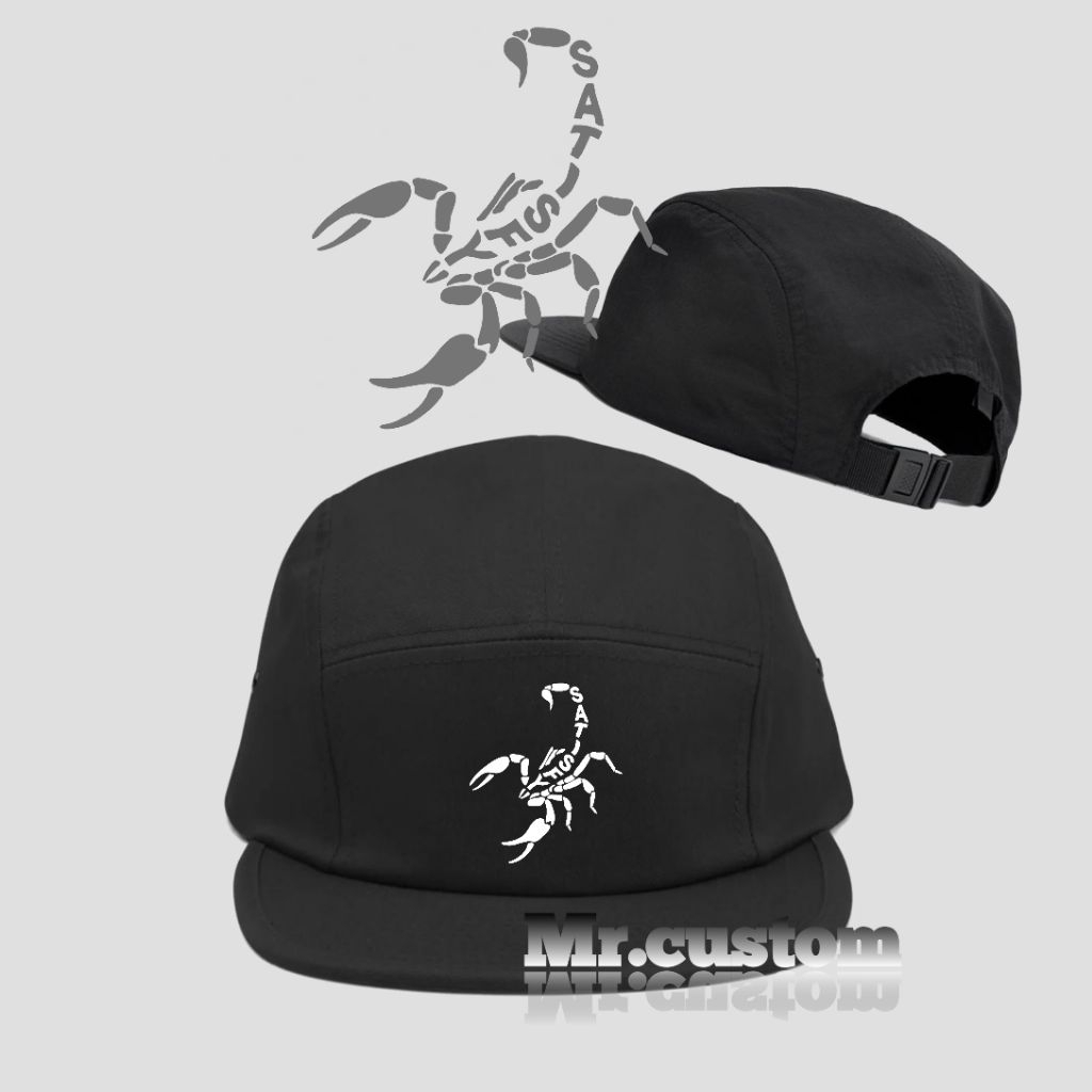Jual Topi Running 5 Panel Satisfy Scorpion/ Five Panel Run Maraton ...