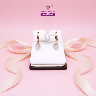 Yaxiya Anting Desi Perhiasan imitasi lapis emas 18K 668