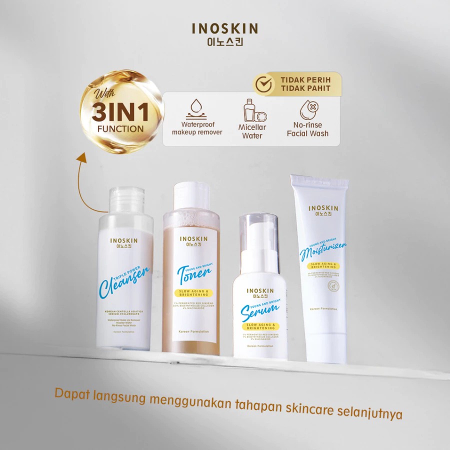 Jual Inoskin Triple Power Cleanser (New Improved Formula )135mL ...