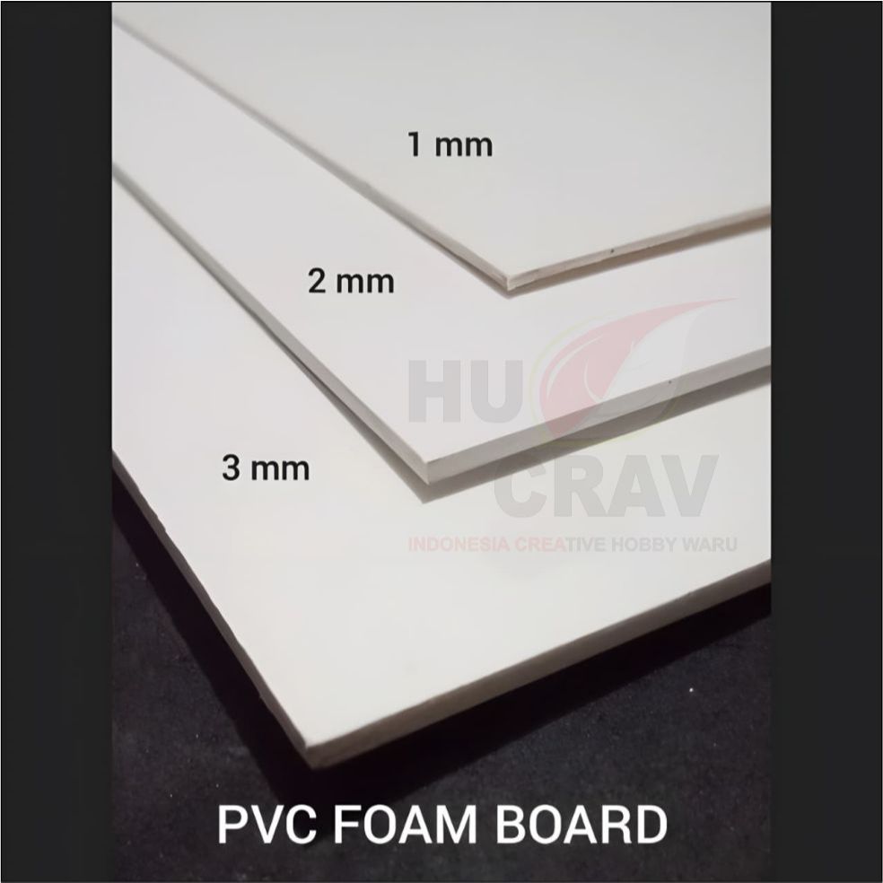 Jual PVC SHEET PUTIH TEBAL 5 MM UKURAN 40CM X 60 CM UNTUK MAKET ...