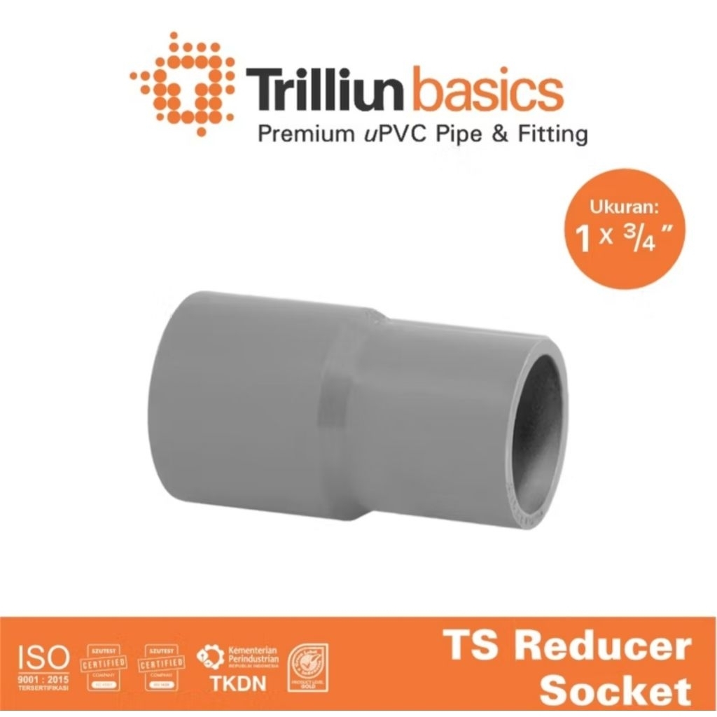 Jual REDUCER SOCKET 1 x 3/4 INCH TS TRILLIUN VERLOP 1 x 3/4 inch VSOK ...