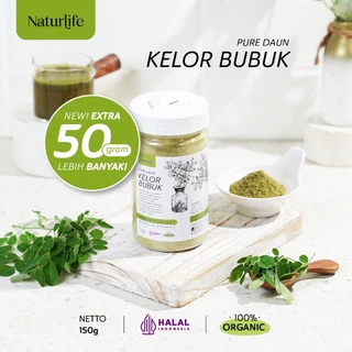 BUBUK DAUN KELOR 150G DAUN KELOR ORGANIK SERBUK PREMIUM SUPER HALUS BUBUK POWDER MORINGA 100% ORIGINAL PURE ORGANIC NUTRIFARM / BEORGANIK / DARI BUMI / SAFIYA / GALLEO