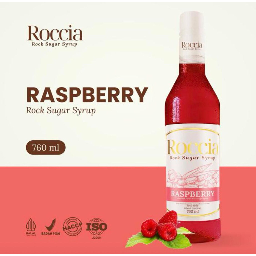 Jual Roccia Rock Sugar Syrup Raspberry - Syrup Gula Batu Rasa Raspberry ...