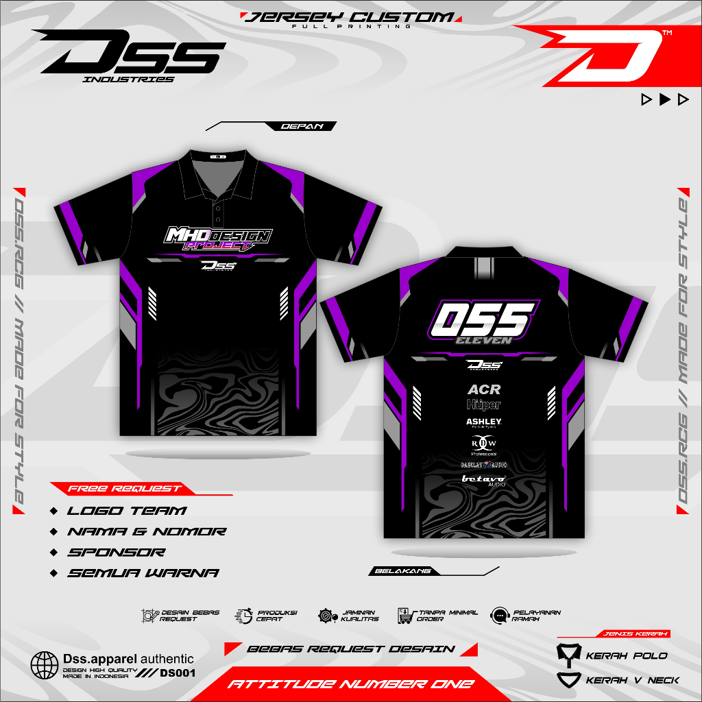 Jual JERSEY RACING Jersey Racing Custom Full Printing Jersey Balap ...