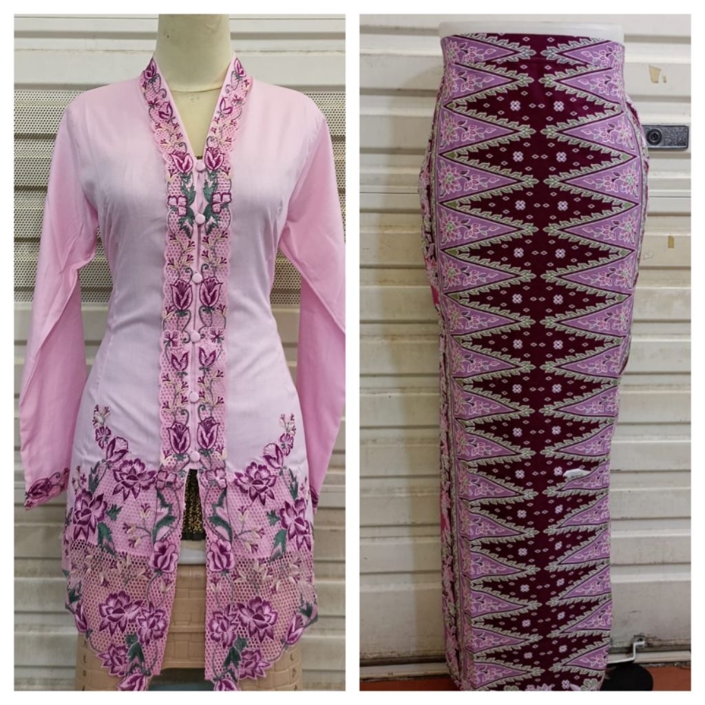 Jual KEBAYA ENCIM BETAWI // KEBAYA ENCIM MODERN // KEBAYA ENCIM 1 SET ...