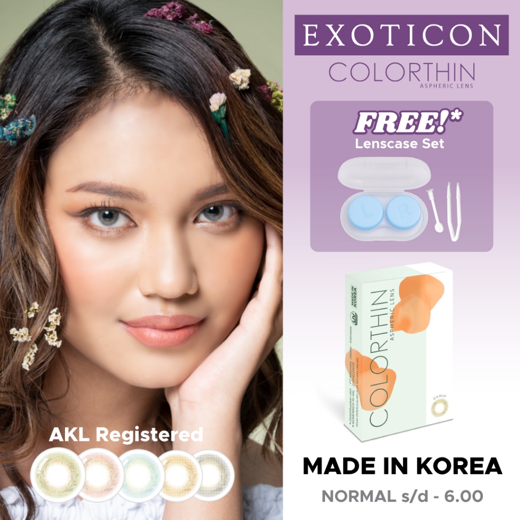 Jual Exoticon Colorthin Softlens Korea Natural Series Daisy | Tulip ...