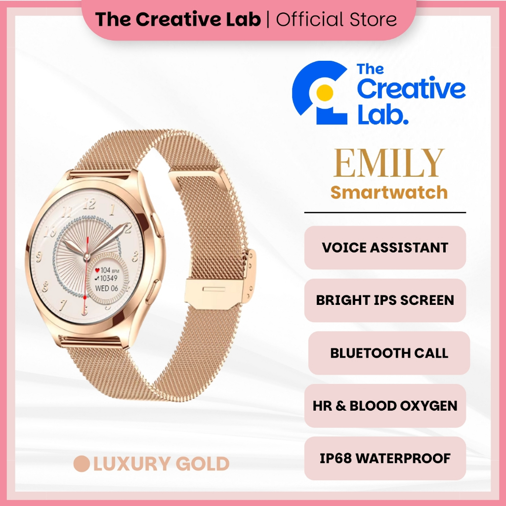 Jual The Creative Lab – Smartwatch EMILY | High Performance with ...