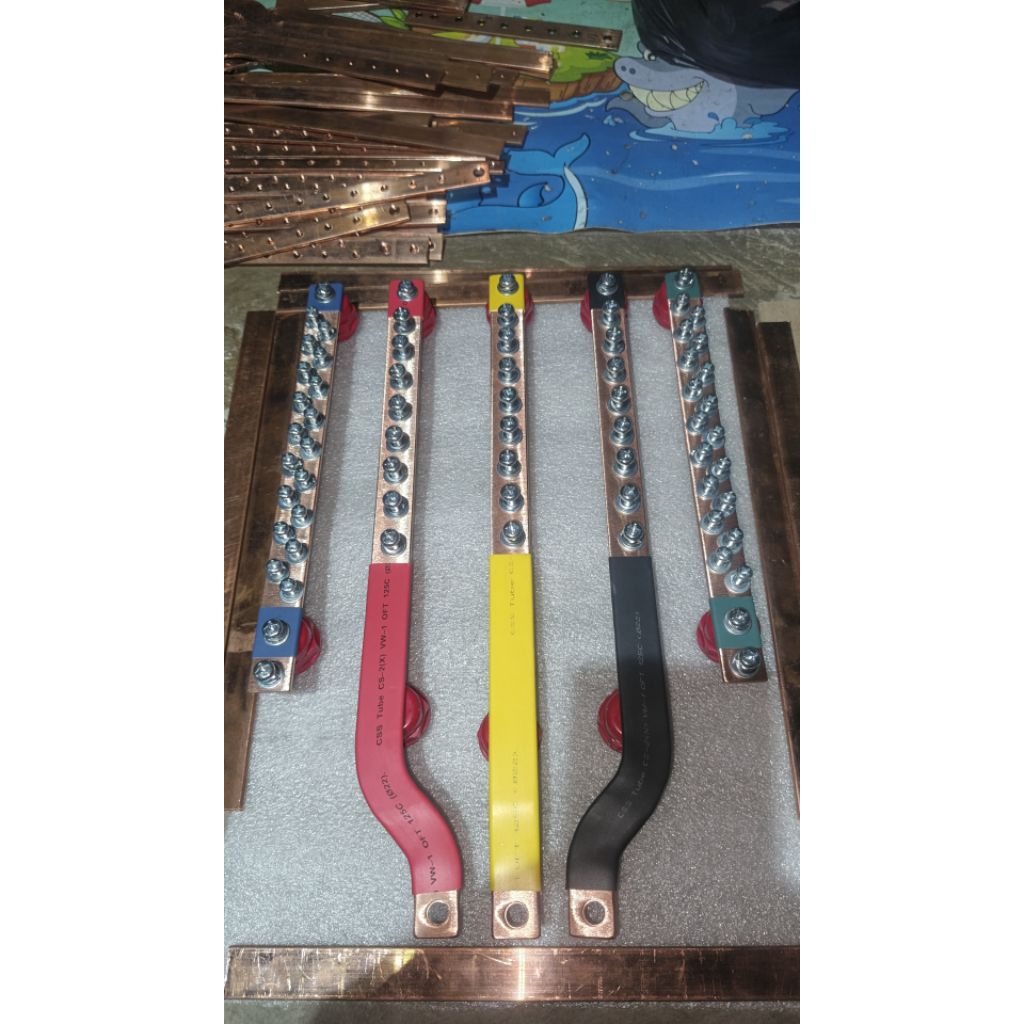 Jual BUSBAR 3×20 RSTN + GROUND PANJANG 35CM UNTUK MCCB 125A | Shopee ...