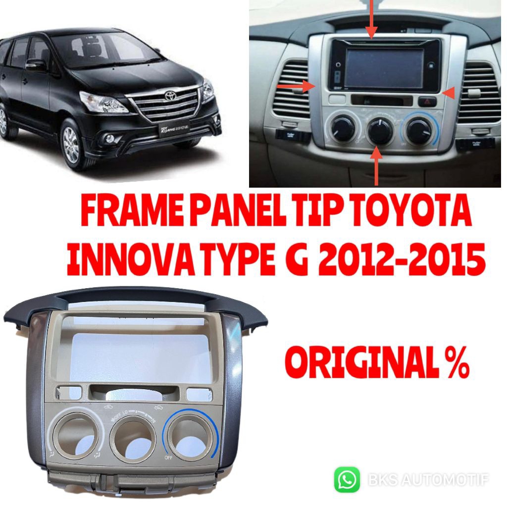 Jual FRAME PANEL TIP TOYOTA INNOVA TIPE G ORIGINAL | Shopee Indonesia