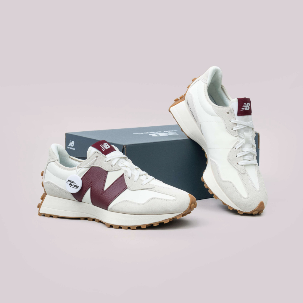Jual New Balance 327 Moonbeam Classic Burgundy Shopee Indonesia