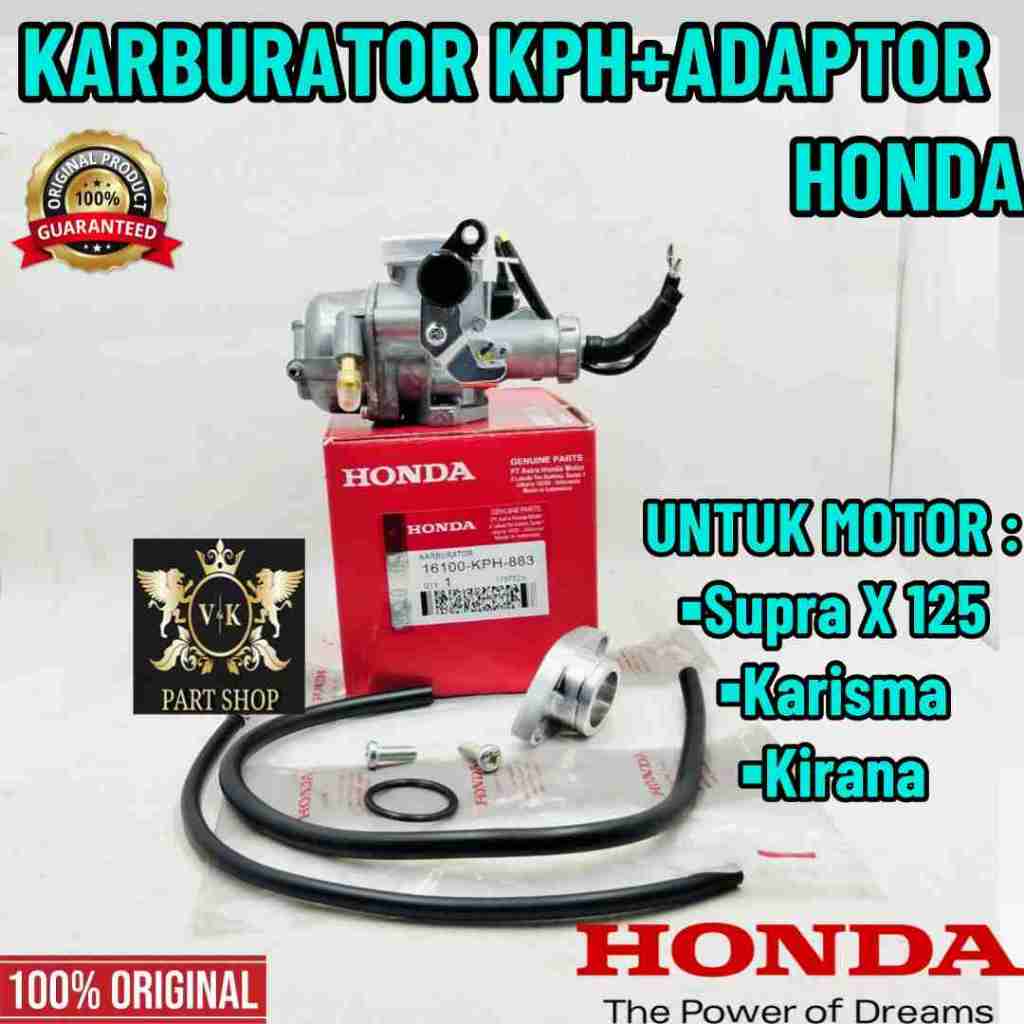 Jual KARBURATOR KPH + ADAPTOR HONDA MOTOR SupraX 125,Karisma,Kirana ...