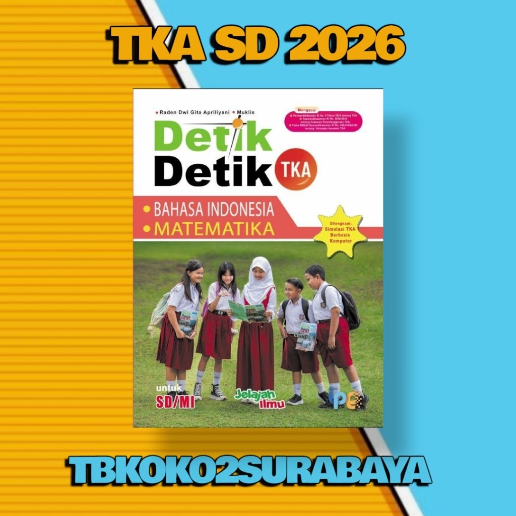 Jual DETIK DETIK TKA SD 2026 INTAN PARIWARA ORIGINAL NEW EDITION ...