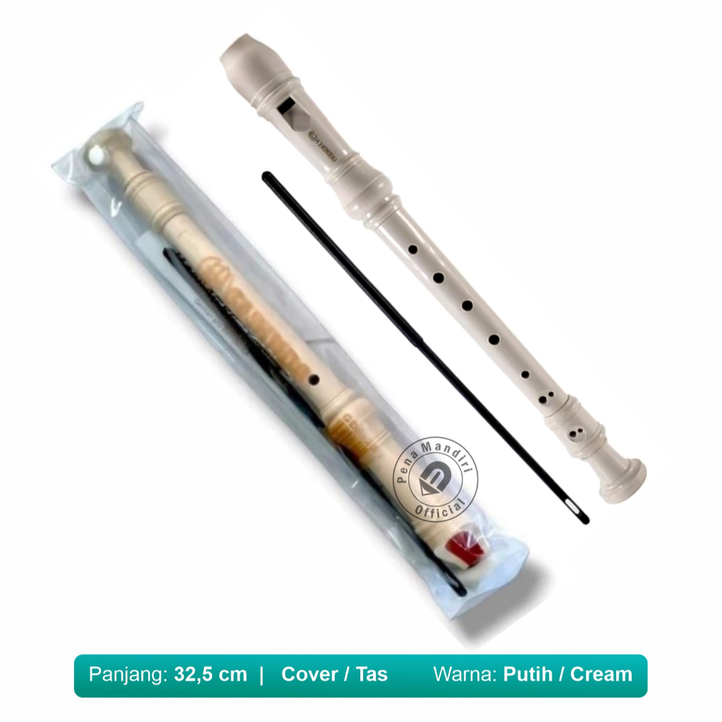 Jual Recorder Seruling Gunindo GDS-23 Plastik Putih | Shopee Indonesia