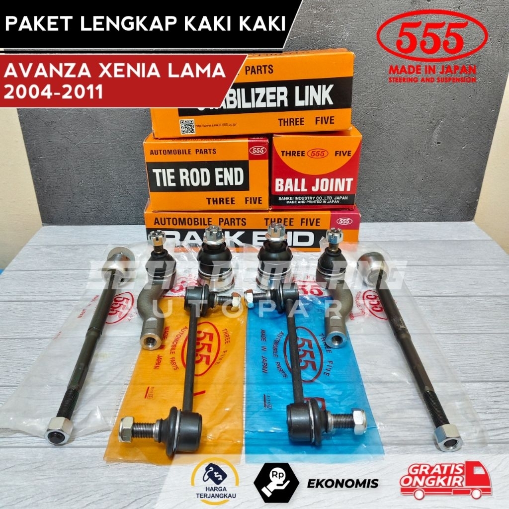 Jual PAKET LENGKAP KAKI KAKI RACK END - TIEROD - BALL JOINT - LINK ...