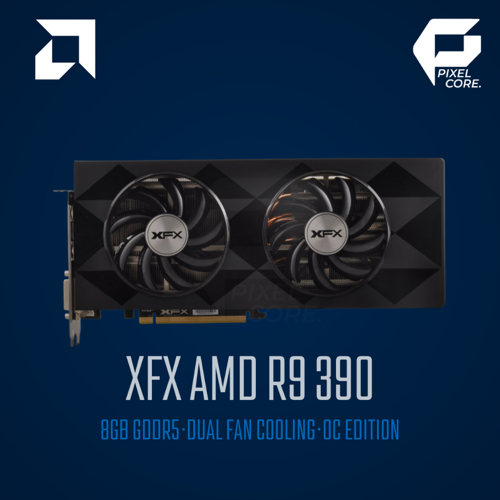 Jual VGA AMD RADEON R9 390 8GB GDDR5 XFX DOUBLE DISSIPATION | Shopee ...