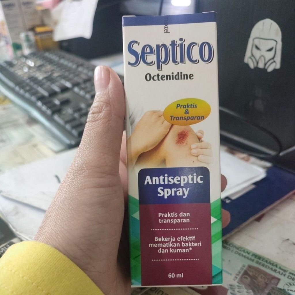 Jual septico antiseptic spray mematika bakteri,tidak perih, mematikan ...