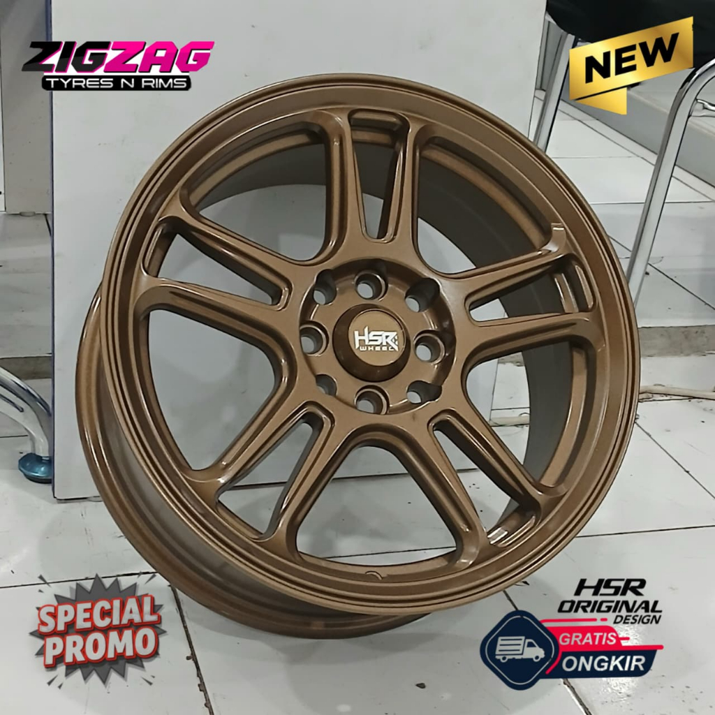 Jual Velg Mobil Racing HSR R16 Coffe Bronze Jazz Mobilio Yaris Ignis ...