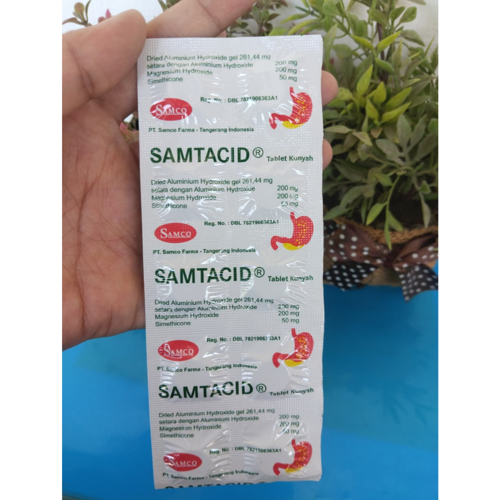 Jual Samtacid tablet (1 strip isi 10) | Shopee Indonesia